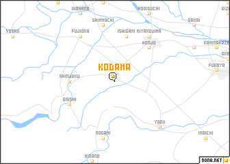 map of Kodama