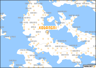 map of Kodang-ni