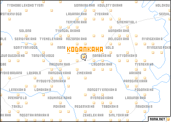 map of Kodankaha