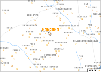 map of Kodanko