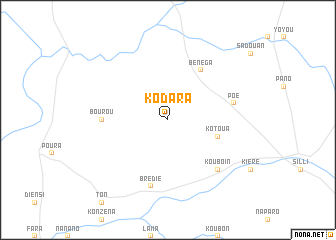 map of Kodara