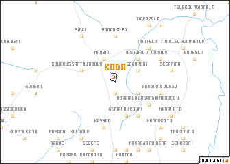 map of Koda