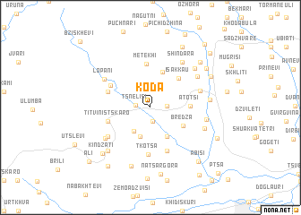 map of Koda