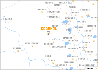 map of Kodekal