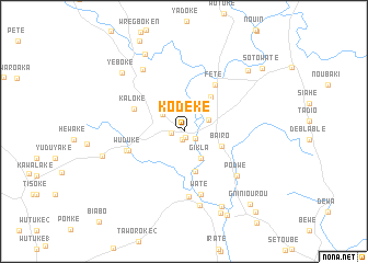 map of Kodeke