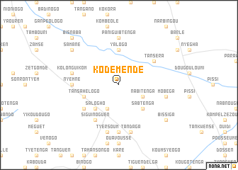 map of Kodemendé
