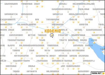 map of Kodémio