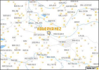map of Kodër-Kamëz