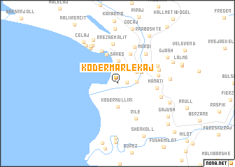 map of (( Kodërmarlekaj ))