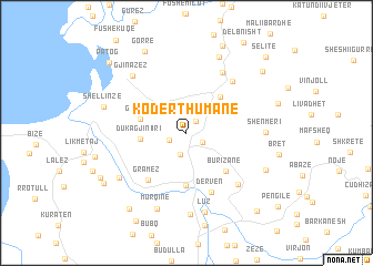 map of Kodër Thumanë