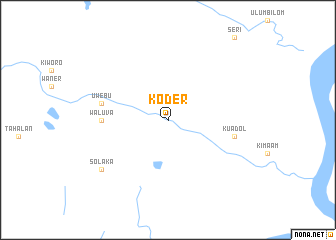 map of Koder