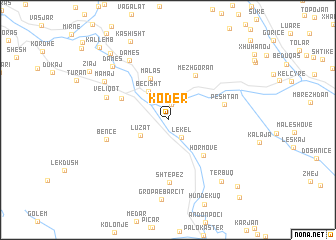 map of Kodër