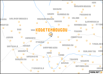 map of Kodétèmbougou