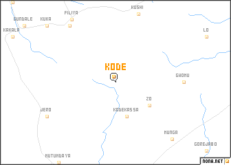 map of Kode