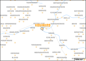 map of Kodiakro