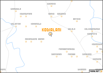 map of Kodialani
