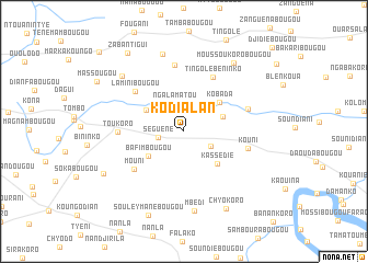 map of Kodialan