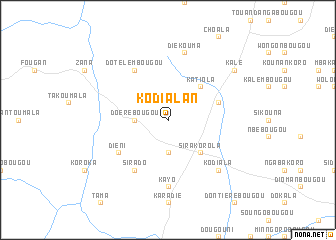 map of Kodialan