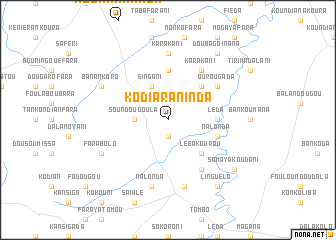 map of Kodiaraninda