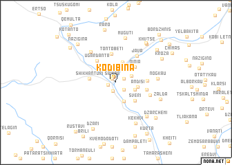 map of Kodibina