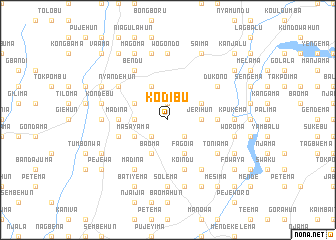 map of Kodibu