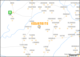 map of Kodiènè Ité