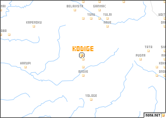 map of Kodige