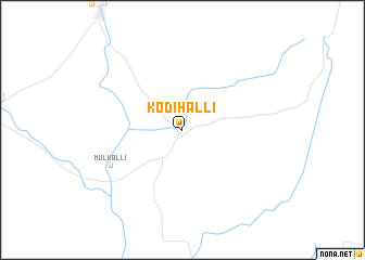 map of Kodihalli