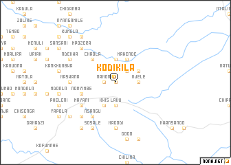 map of Kodikila