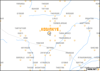 map of Kodinkye