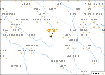 map of Kodin