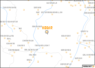map of Kodīr