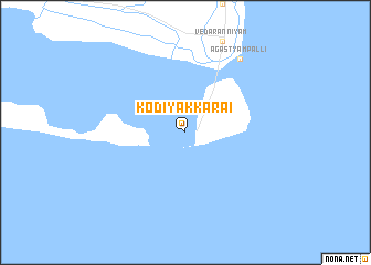 map of Kodiyakkarai