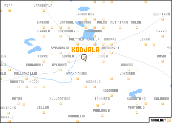 map of Kodjala