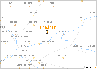 map of Kodjélè