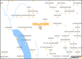 map of Kodji Kopé