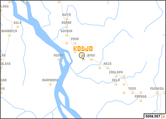 map of Kodjo