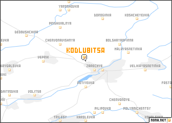 map of Kodlubitsa