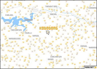 map of Kodo-dong