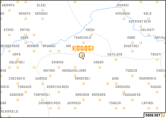 map of Kodogi