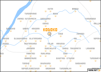 map of Kodoko