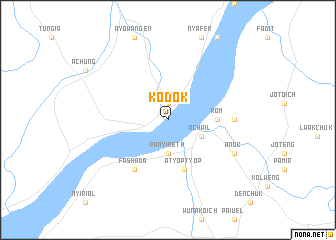 map of Kodok