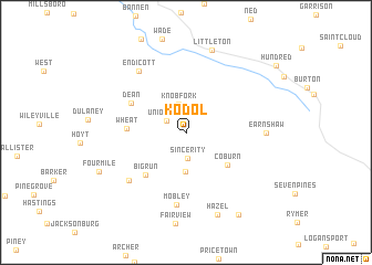 map of Kodol