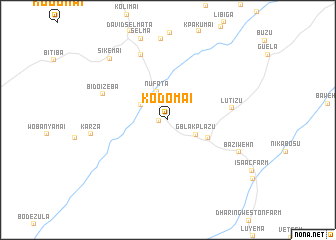 map of Kodomai