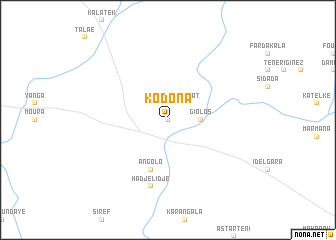 map of Kodona