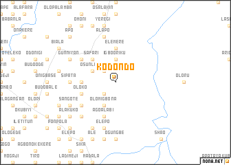 map of Kodondo