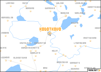 map of Kodotkovo