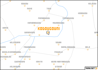 map of Kodougouni