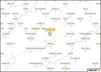 map of Kodo