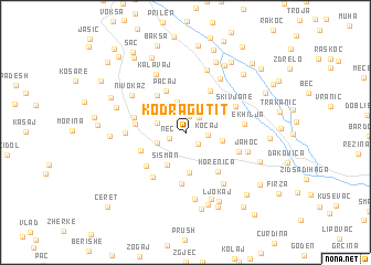 map of Kodra Gutit